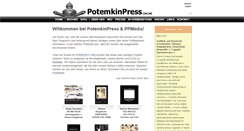 Desktop Screenshot of de.potemkinpress.com